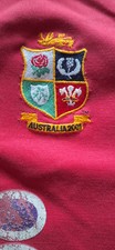 British Lions Rugby Shirt Australia 2001,rare XL short Top A Must For All.