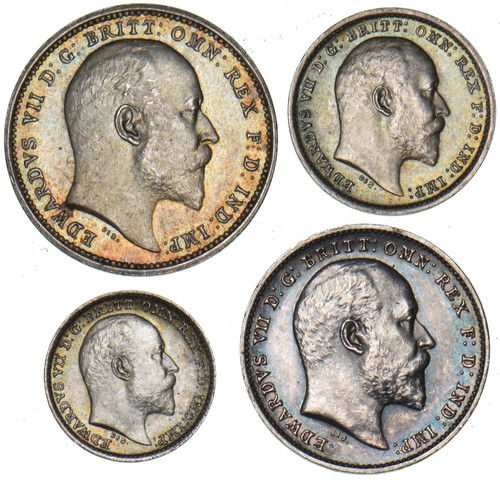 1904 maundy set edward vii - maundy,