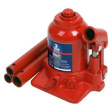 Sealey 2 Ton Telescopic Bottle Jack Lifting for Car Taxi Truck Caravan Equipment