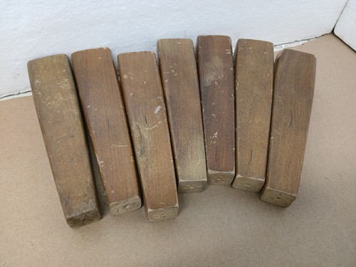 Vintage tapered wood furniture - tapered,