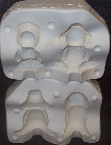 Ceramic mold molds - mold, sitting