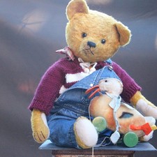 Antique Teddy Bear 1930s 58cm