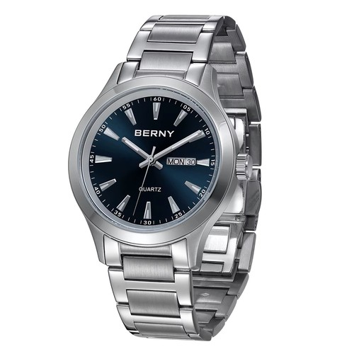 44mm berny quartz men luxury - men's,