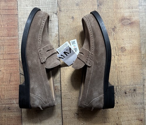 Zara suede loafers men - loafers, men’s