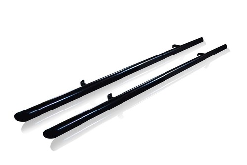 Black stainless side bars - black,