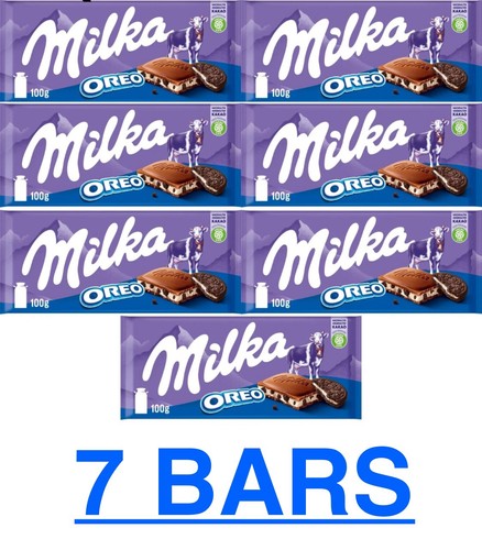 Milka oreo chocolate bars - 7,