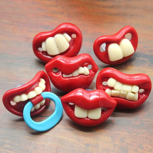 Funny baby pacifier mustache - funny,