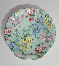 Shelley Melody Chintz 8809 scollop shell ashtray butter trinket dish 1938 4.25"