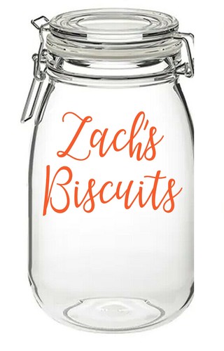 Personalised biscuits vinyl - -,
