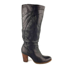 Clarks Knee Boots Black
