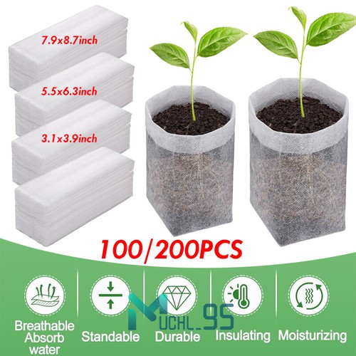 100 200x plant grow bags - grow,