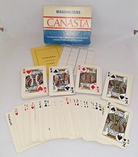 Vintage Waddingtons Canasta