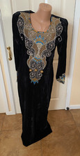Ladies black velour - ladies, arabic