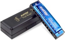 EASTTOP Harmonica 10Hole Blue