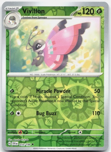 Vivillon reverse holo - reverse,
