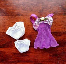 Vintage Sindy Lingerie Knickers Purple Baby Doll Nightie