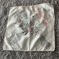 Coronation of Queen Elizabeth Handkerchief Square 