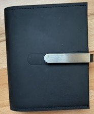 Filofax black Ikon bonded