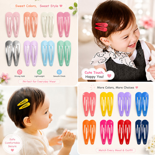 Hair clips snap hairpins - hair,