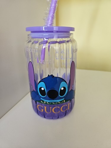 Purple 16oz glass - , with