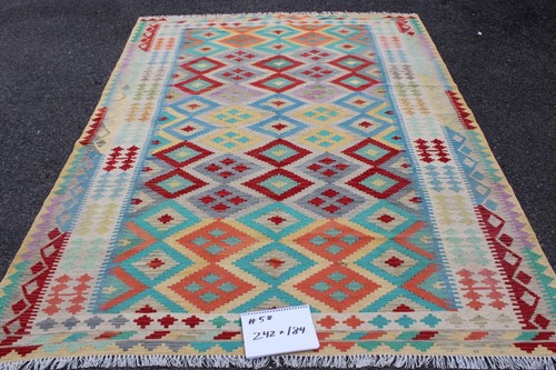 Handmade afghan turkish kilim - afghan/turkish,