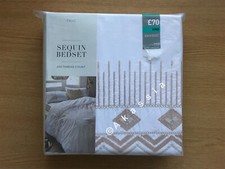 Next Sequin Cotton bed set