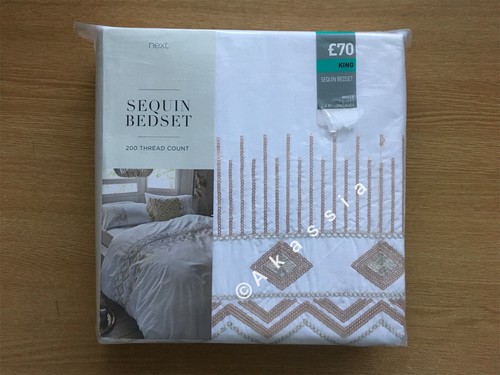 Next sequin cotton bed set - bed,