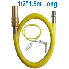 CATERING GAS HOSE SUPPLY PIPE 1.5 METER LONG 1/2" BSP QUICK RELEASE KIT PARTS