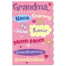 Cute BIRTHDAY Card FOR GRANDMA