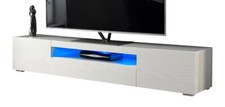 200cm TV Stand Cabinet with Lights for 65 - 90 inch TV's Modern Gloss Matt 