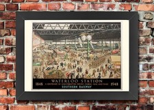 Tx276 vintage waterloo station - vintage,