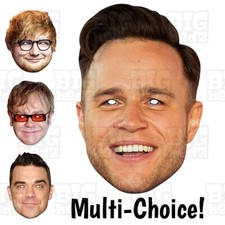 OLLY MURS Card Face Mask or