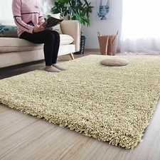 Thick Large Shaggy Rugs Non