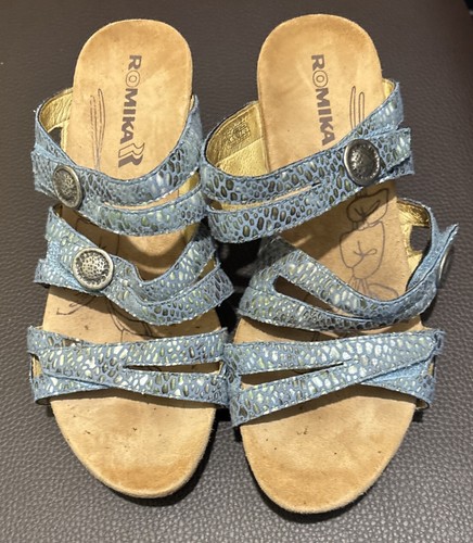 Romika mules 5 blue - eu, 38