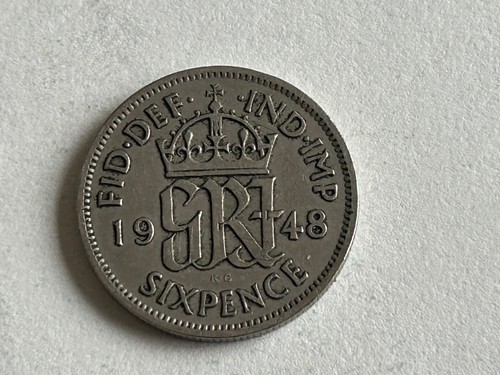 1948 sixpence coin - coin, v1