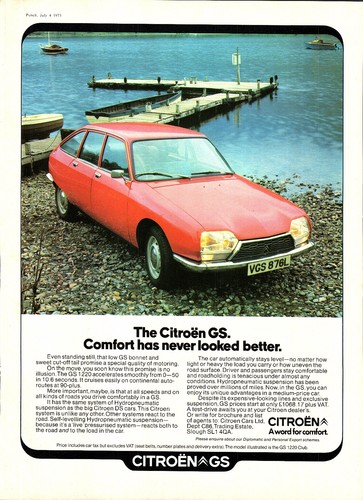 1973 advert citroen 1220 - citroen, 1220'