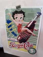 TIN SIGN 8x12 new BETTY BOOP