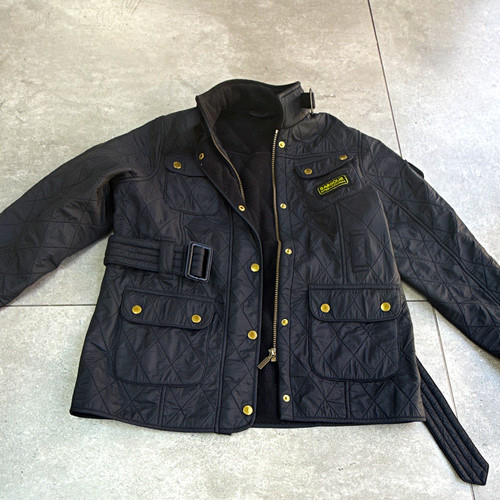 Barbour girls black quilted - barbour,