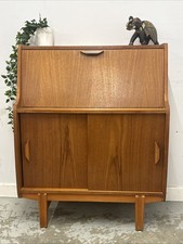 Mid Century Teak Bureau Desk