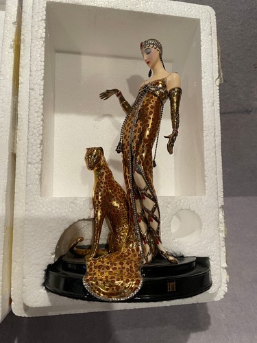Rare franklin mint erte statue - franklin,