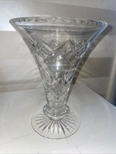 stuart crystal Cut Trumpet