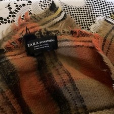 Zara Plaid Blanket Scarf