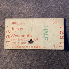 Railway. TICKET,    (. Jersey
