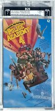 POLICE ACADEMY 4 - First Release — Foil Security - Warner Wraparound VHS GRADED