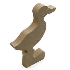 Freestanding Duck in Wellies - 18mm Thick Wooden MDF Blank bird craft blank