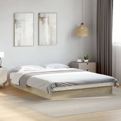 Bed frame sonoma oak - oak, 140x200
