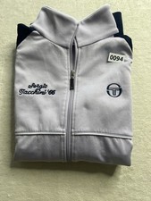 Sergio Tacchini Men's Zip Through Tracksuit Top Large Lilac/Blue