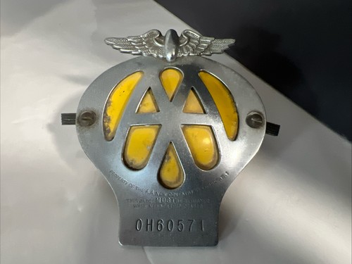 Vintage car badge eagle - vintage,