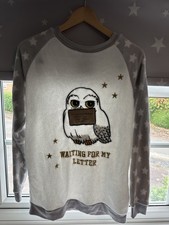 Primark Harry Potter PJ Sweatshirt Waiting for My Letter Women’s Size L 14-16