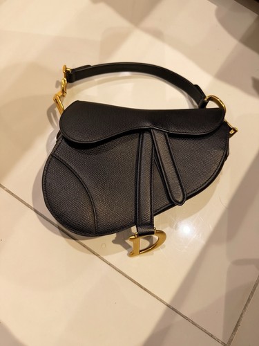 Dior mini saddle bag black - saddle,
